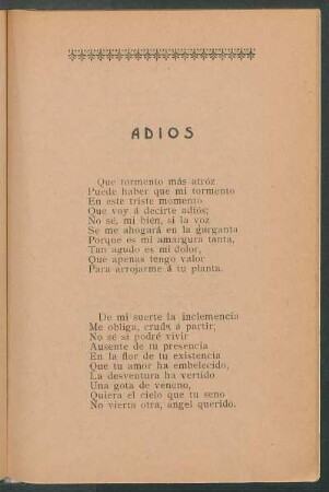 Adiós