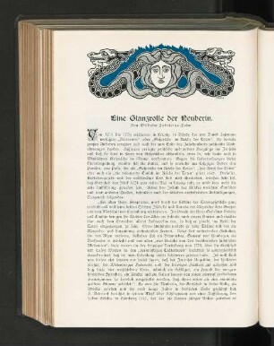 Eine Glanzrolle der Neuberin