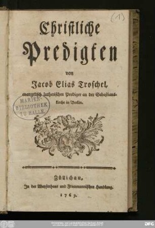 Christliche Predigten