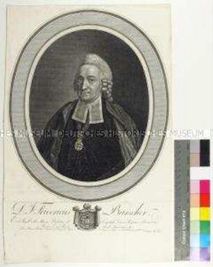 Porträt des Theologen Johann Friedrich Burscher