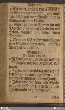 Psalm CI