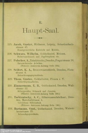 E. Haupt-Saal