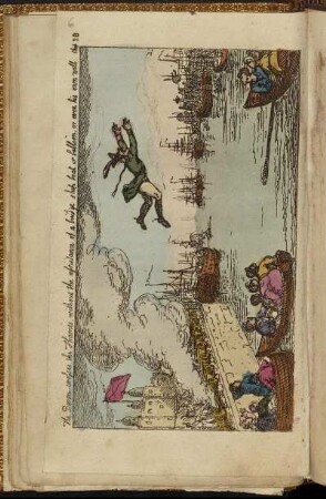 The Baron crosses the Thames ...