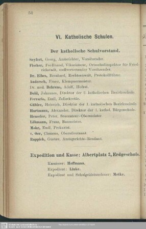 VI. Die katholischen Volksschulen