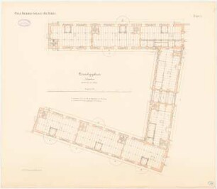 Neue Packhofanlage, Berlin-Moabit: Niederlagegebäude: Grundriss Erdgeschoss 1:200