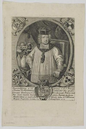 Bildnis des Friderico Carolus, Bischof von Bamberg