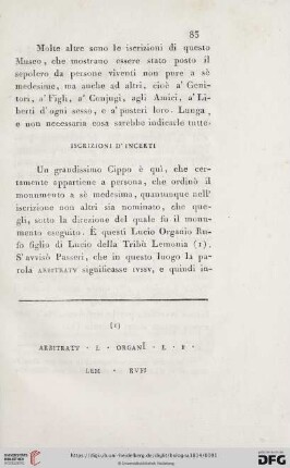 Iscrizioni d'Incerti