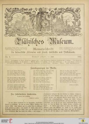 Nr. 6 (15. Juni 1885)