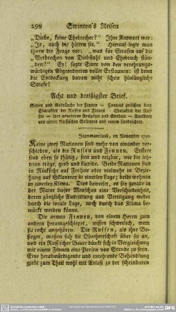 Acht und dreißigster Brief