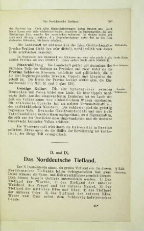 D. Das Norddeutsche Tiefland