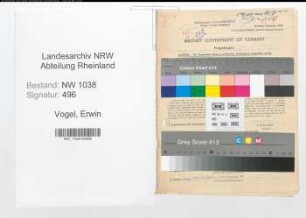 Entnazifizierung Erwin Vogel , geb. 01.07.1914 (Arzt)