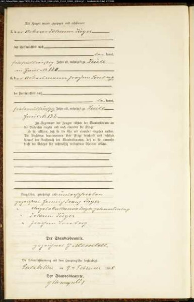 Heiratsregister Standesamt Salzkotten