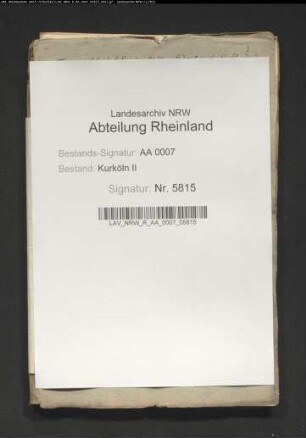 Einberufung des Landtags und Bewilligung des Domkapitels