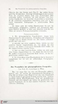Das Wesentliche der photographischen Perspective