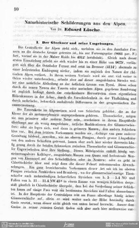 Naturhistorische Schilderungen aus den Alpen