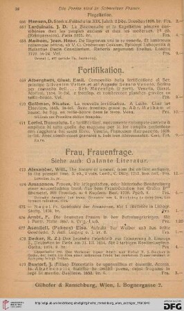 Frau, Frauenfrage (Nr. 473 - 508)