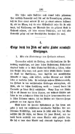 Einige durch Blick auf unsere Kinder veranlaßte Erwägungen
