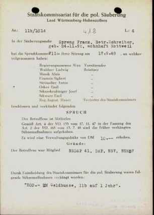 Spreng, Franz