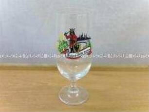 Bierglas "VEB Roland-Bräu Nordhausen"