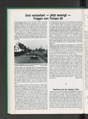 Radfahrer auf der falschen Seite