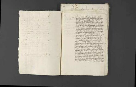 Schriftwechsel bezüglich der Konflikte zwischen Graf Ludwig von Öttingen und Sebastian Schertlin.