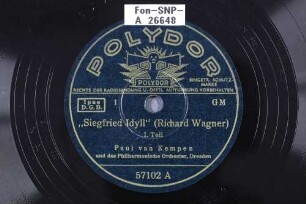 "Siegfried Idyll" : I. Teil