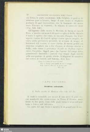 Capo Secondo. Declivio orientale