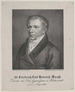 Bildnis des Friedrich Karl Heinrich Maass