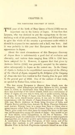 Chapter II. The Portuguese discovery of Japan