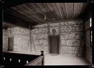 Badhaus im Klosterhof; Bemalte Wand