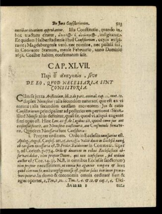 Cap. XLVII.