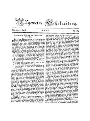 Hauptzüge der Geschichte der Taubstummenunterrichte