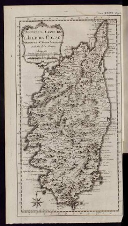 Nouvelle Carte de L´Isle de Corse...