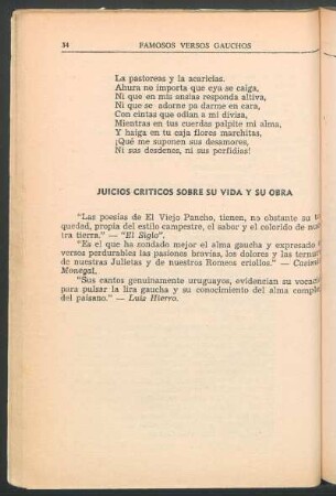 Juicios críticos de su vida y su obra