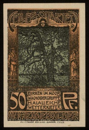 50 Pfennig Gutschein der Stadt Celle