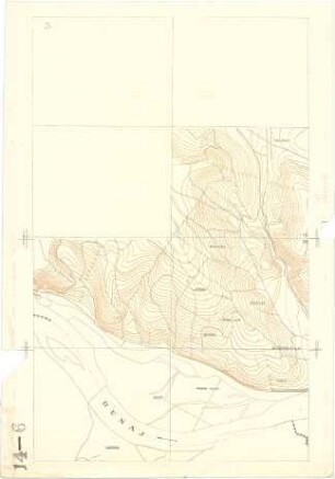 Fischer, Theodor; Pressburg (Bratislava, Slowakei); Wettbewerbs - Unterlagen - Baulinienplan