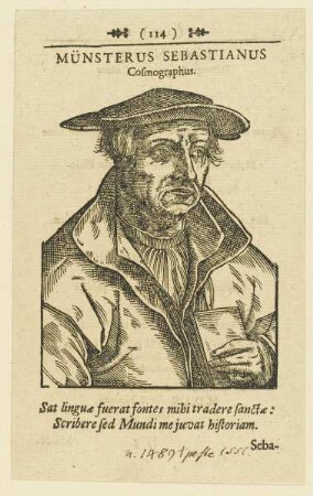 Bildnis des Sebastianus Münsterus