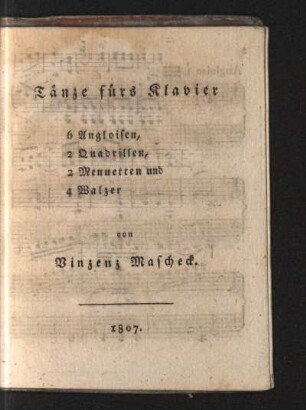 Tänze fürs Klavier