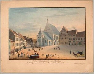 Der Freiberger Dom (Dom St. Marien) am Untermarkt, 1484-1501 erbaut