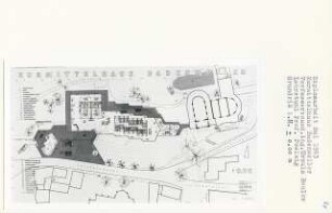Kurmittelhaus, Badenweiler (Diplomarbeit bei Peter Poelzig): Grundriss Höhe 0.00, 1:200