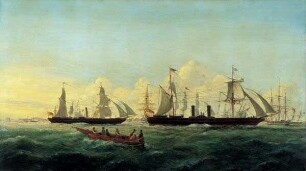 "Seetreffen unter Karl Rudolf Brommy vor Helgoland"