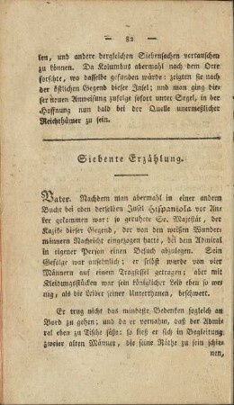 Siebente Erzählung.