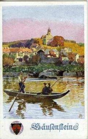 Säusenstein/Donau, Postkarte des Deutschen Schulvereins Nr.280