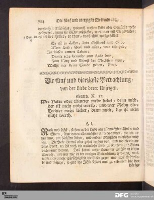 Die fünf und vierzigste Betrachtung [...]