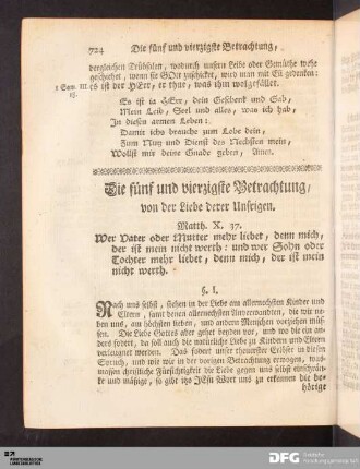 Die fünf und vierzigste Betrachtung [...]