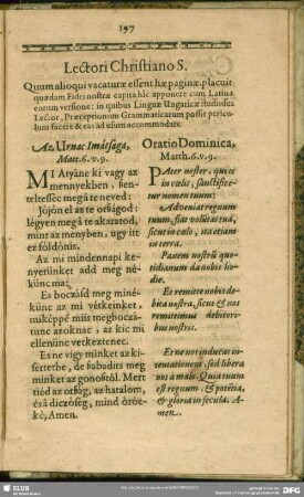 Lectori Christiano S.