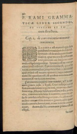 Cap. 1, de convientia nominis cum nomine.