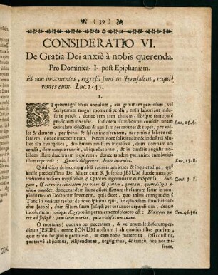 39-47, Consideratio VI.