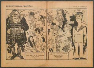 De los teatros Porteños [Dibujos] : Apuntes de Villanueva