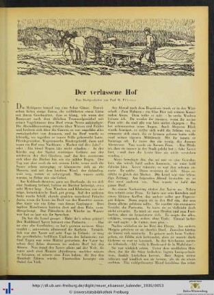 Der verlassene Hof.